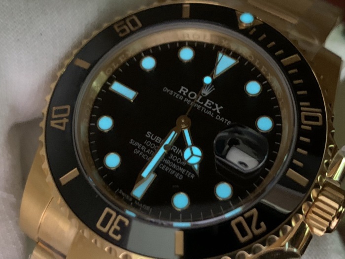 Rolex Submariner Date Oyster 40mm yellow gold 116618LN-97208