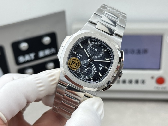 Patek Philippe Nautilus Travel Time Chronograph Stainless Steel ref 5990/1A‑001 40.5mm