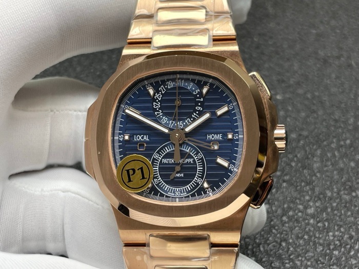 Patek Philippe Nautilus ref 5990/1R‑001 40.5mm Rose Gold