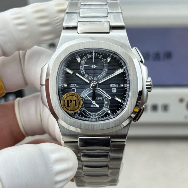 Patek Philippe Nautilus Travel Time Chronograph Stainless Steel ref 5990/1A‑001 40.5mm