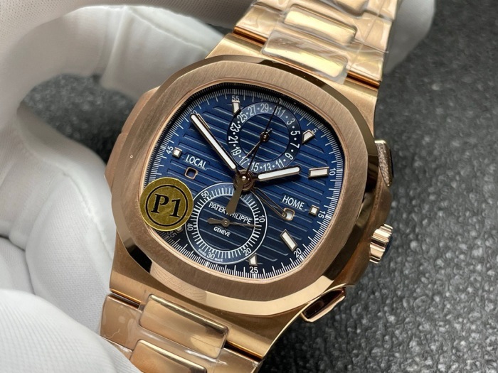Patek Philippe Nautilus ref 5990/1R‑001 40.5mm Rose Gold