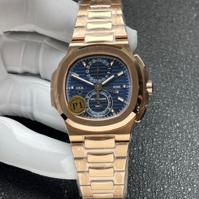Patek Philippe Nautilus ref 5990/1R‑001 40.5mm Rose Gold