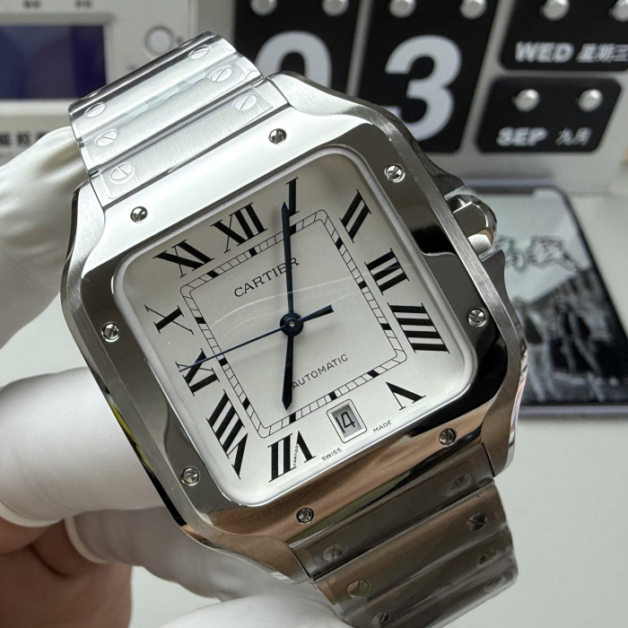 Santos de Cartier watch CRWSSA0009 - 39.8mm WSSA0029 - 35.1mm WSSA0067 - 27mm