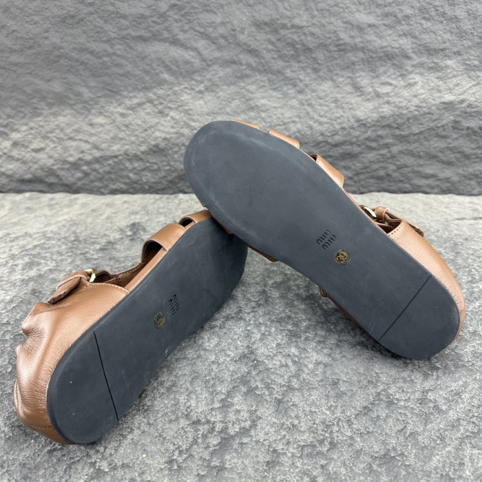 MiuMiu 2026ss Nappa Sandals Slippers Size 36-41