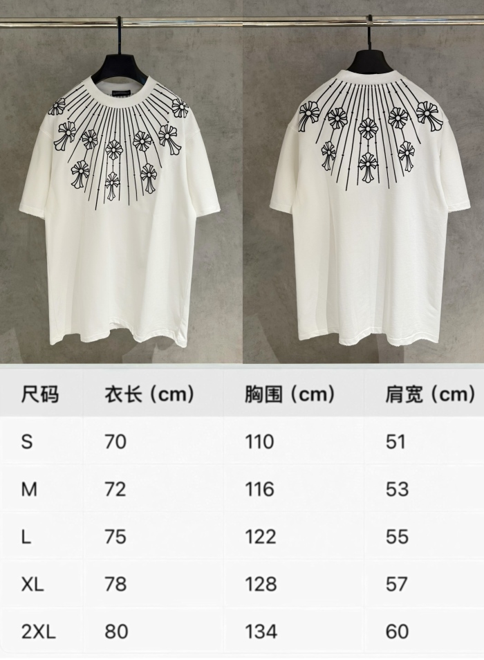 Chrome Hearts  2026ss New    T Shirt  Size S-XXL