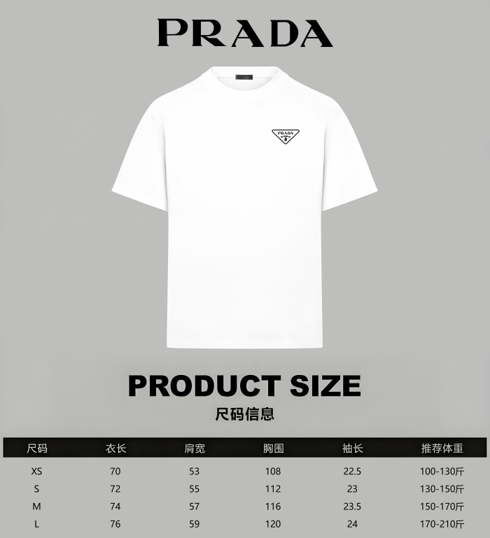 Prada 2026ss New T Shirt  Size XS-L