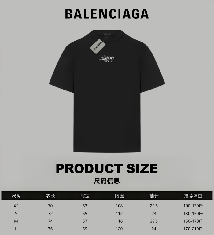 Balenciaga 2026ss New T Shirt  Size XS-L
