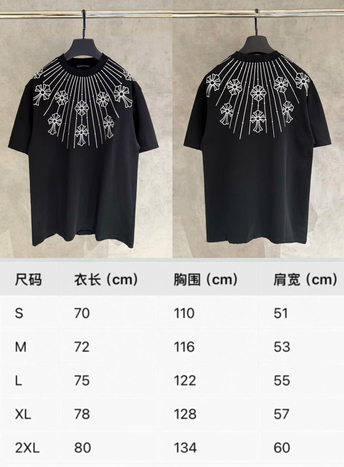 Chrome Hearts  2026ss New    T Shirt  Size S-XXL