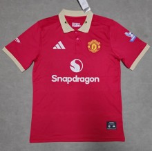 25-26 Man Utd Red Polo Short Sleeve