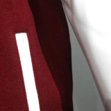 25-26 ARS Brown Red Cotton Baseball Jacket