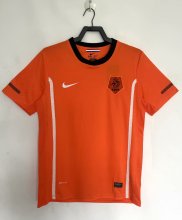 2010 NetherIands Home Retro Soccer Jersey