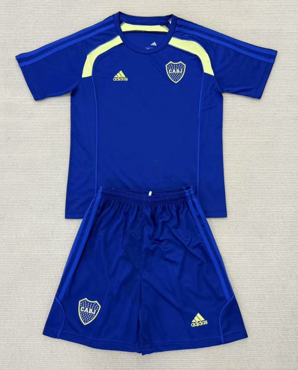 25-26 Boca Juniors Training Shirts  Adult Suit