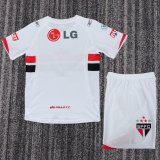 2007-2008 Sao Paulo Home Retro Kids Soccer Jersey
