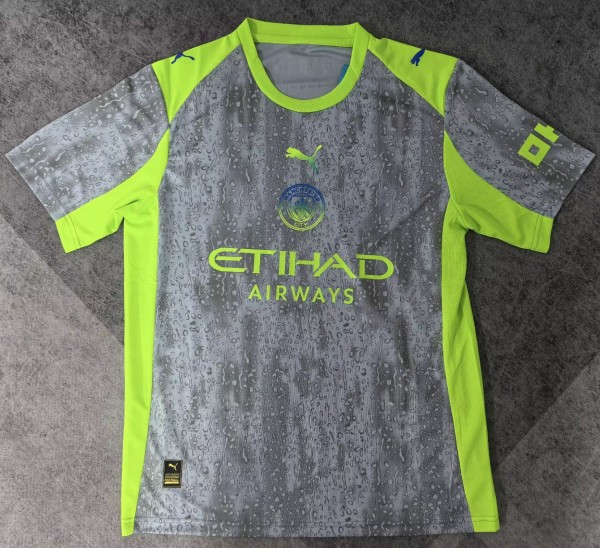 25-26 Man City Third Fans Soccer Jersey