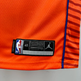 OKC Thunder WILLIAMS #8 Orange Top Quality Hot Pressing NBA Jersey (Trapeze Edition) 飞人版