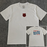 25-26 BAR White High Quality Casual T-Shirt #圆领红标