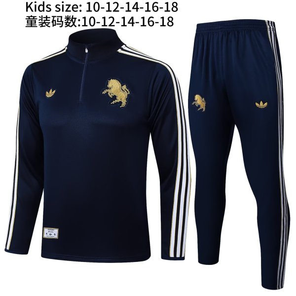 25-26 JUV High Quality Kids Half Pull Tracksuit