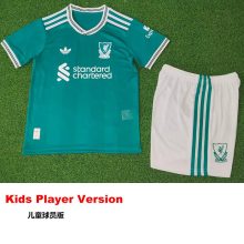 25-26 LIV Third Kids Player Version Soccer Jersey 1:1 Thai Quality(球员童装)