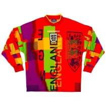 1996 England Goalkeeper Retro Long Sleeve Soccer Jersey 1996 England Goalkeeper Retro Long Sleeve Soccer Jersey