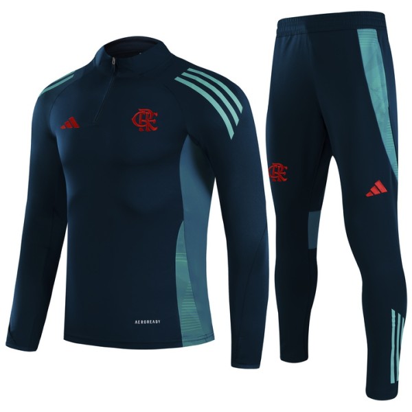 25-26 Flamengo High Quality Half Pull Tracksuit
