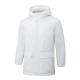 24-25 White Hooded Windbreaker Fabric Cotton Coat 光板
