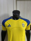 2026 Sweden Home Player Version Soccer Jersey