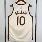 25-26 WARRIORS BUTLERIII #10 Khaki City Edition Top Quality Hot Pressing NBA Jersey (V领)