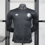24-25 Germany Black 125th Anniversary Long Sleeve Player Version Soccer Jersey (长袖)