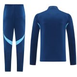 2025 AD Blue Half Pull Tracksuit 