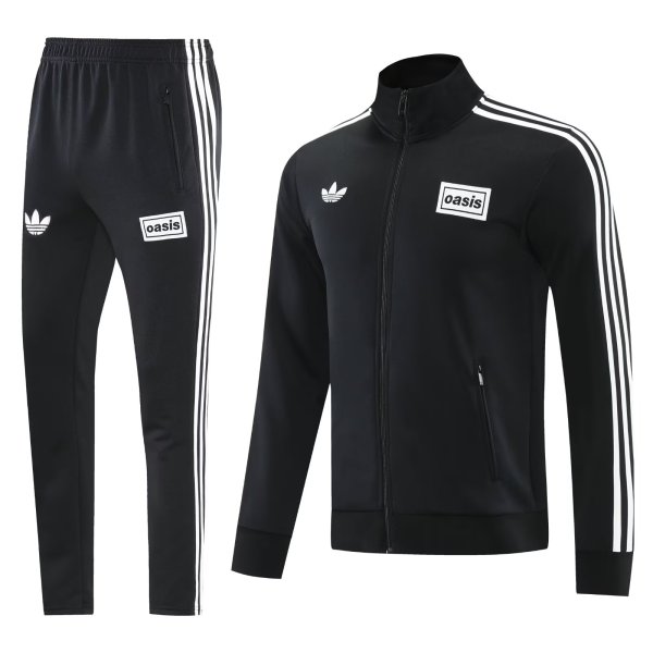 2025 AD Black Jacket Tracksuit 