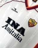 1999-2000 Roma Away Long Sleeve Retro Soccer Jersey