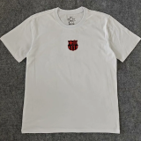 25-26 BAR White High Quality Casual T-Shirt #圆领红标