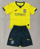 25-26 Hibernian FC Away Kids Soccer Jersey