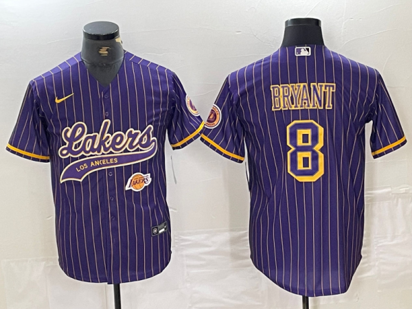 2025 MLB Los Angeles Lakers New Pattern Jersey