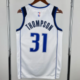 22-23 Dallas Mavericks THOMPSON #31 White Home Top Quality Hot Pressing NBA Jersey