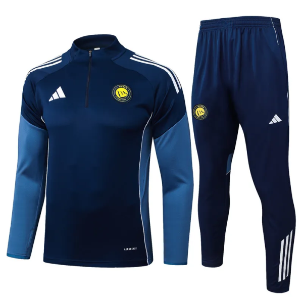 25-26 Al-Nassr FC High Quality Half Pull Tracksuit