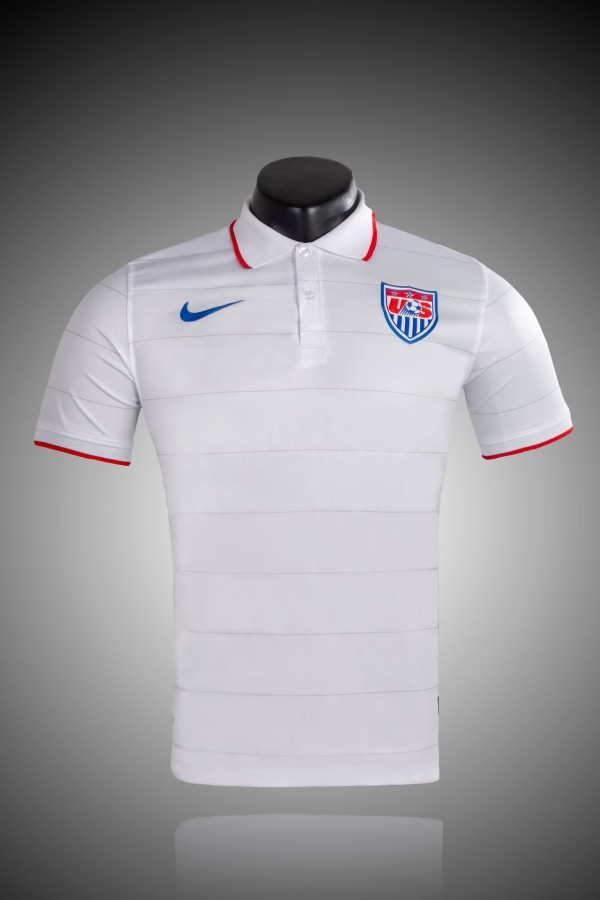 2014 USA Home Retro Soccer Jersey