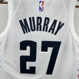 24-25 Nuggets MURRAY #27 White City Edition Top Quality Hot Pressing NBA Jersey