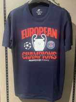 25-26 PSG Royal blue Champions High Quality Casual T-Shirt 宝蓝圆领 25-26 PSG Royal blue Champions High Quality Casual T-Shirt 宝蓝圆领