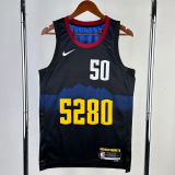 23-24 Nuggets GORDON #50 Black City Edition Top Quality Hot Pressing NBA Jersey