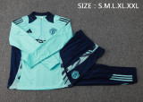 25-26 Man Utd High Quality Half Pull Tracksuit