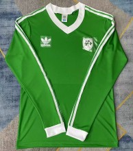 1986 Northern Ireland Home Long sleeves Retro Soccer Jersey