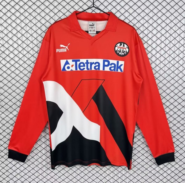 1993-1995 Frankfurt Home Long Sleeve Retro Soccer Jersey