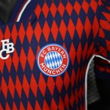 25-26 Bayern Red Blue Casual Edition Player Version Training shirts