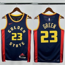 24-25 WARRIORS GREEN #23 Royal blue City Edition Top Quality Hot Pressing NBA Jersey