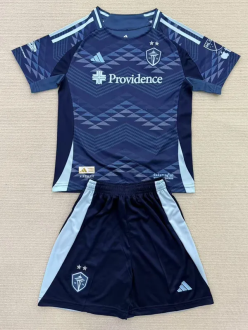 25-26 Seattle Sounders Away Kids Soccer Jersey (带章)