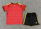 2026 World Cup Belgium Home Kids Soccer Jersey