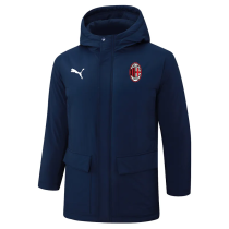 24-25 ACM Royal Blue Hooded Windbreaker Fabric Cotton Coat (红标)