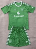 25-26 Man Utd Green GoalKeeper Adult Suit 1:1 Thai Quality