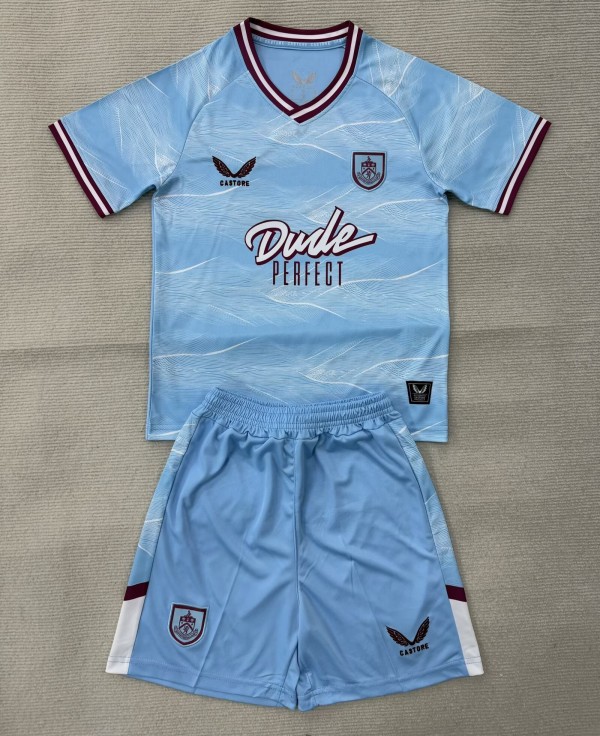 25-26 Burnley Away Kids Soccer Jersey